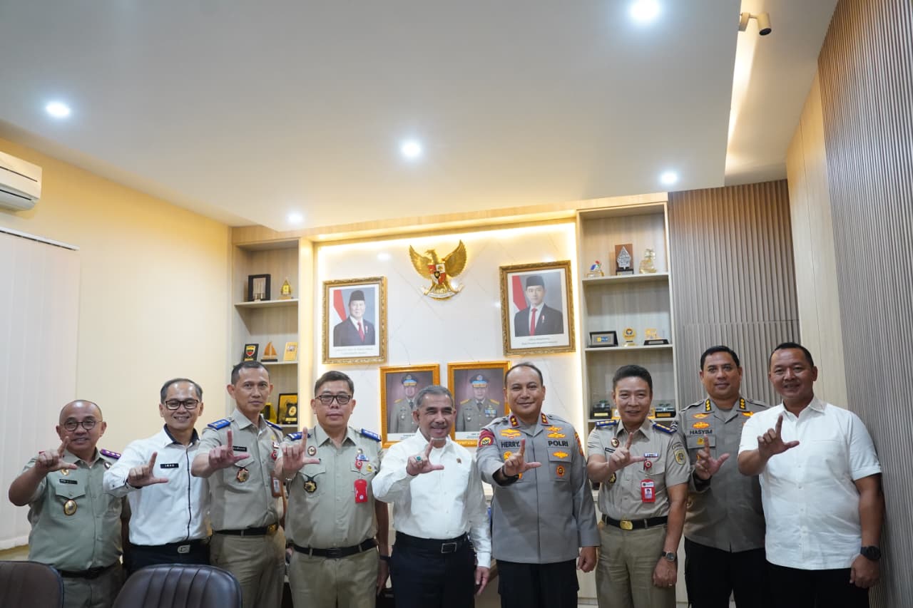 Silaturahmi Kapolda Riau dan Kanwil BPN, Perkuat Koordinasi Antar Lembaga