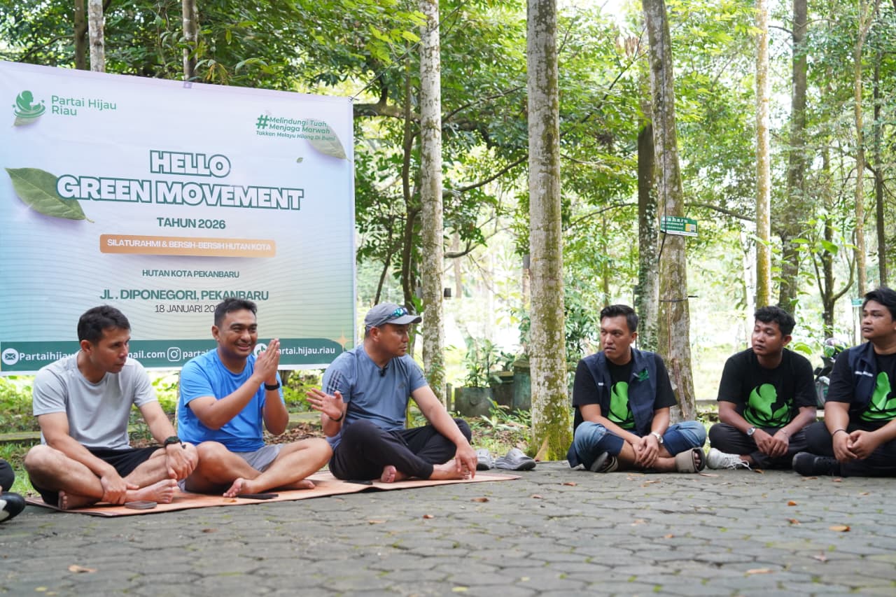 Kapolda Riau Gaungkan Kewajiban Moral Menjaga Alam dalam Diskusi “Hello Green Movement” di Hutan Kota Pekanbaru