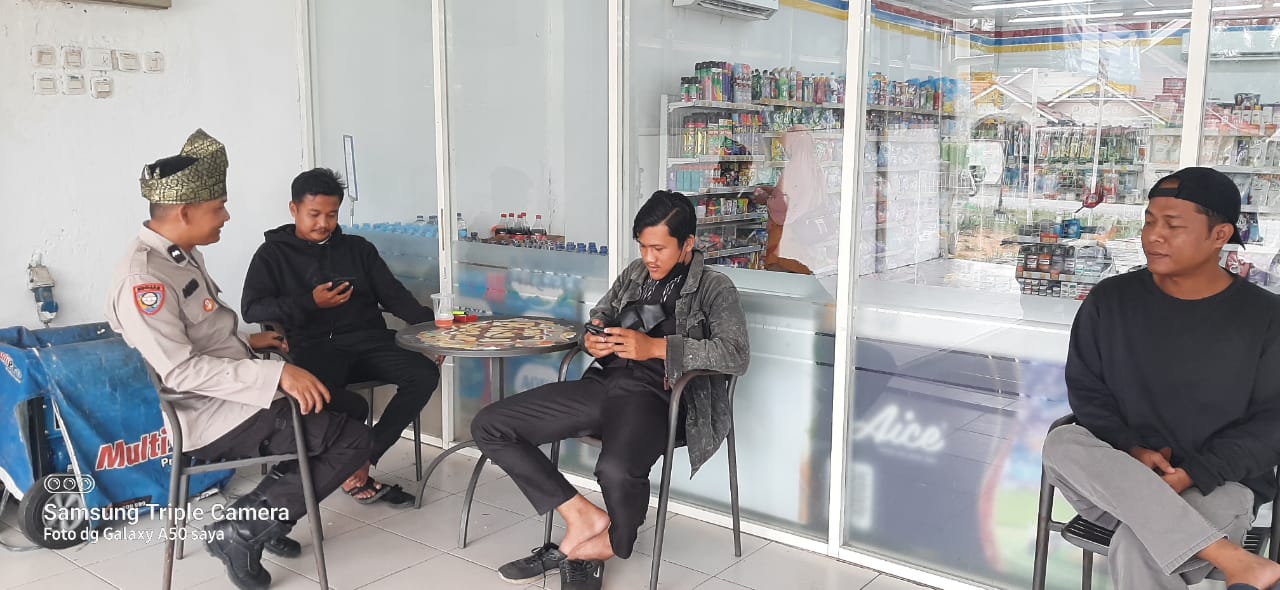 Polsek Rambah Hilir Gelar Jumat Curhat, Ajak Warga Jaga Kamtibmas dan Cegah Karhutla