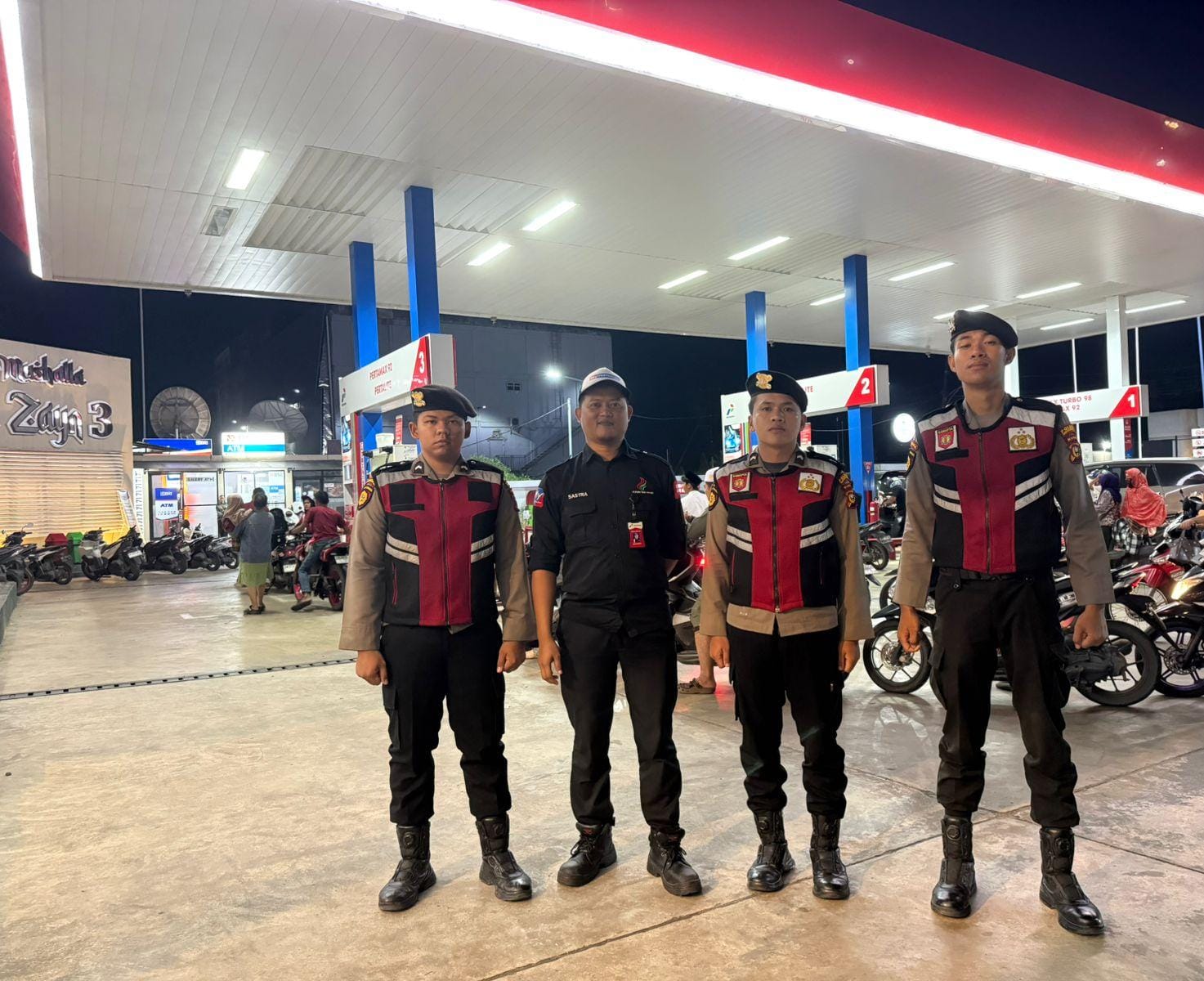 Sat Samapta Polres Inhil Patroli SPBU, Pastikan Distribusi BBM Tepat Sasaran di Kota Tembilahan