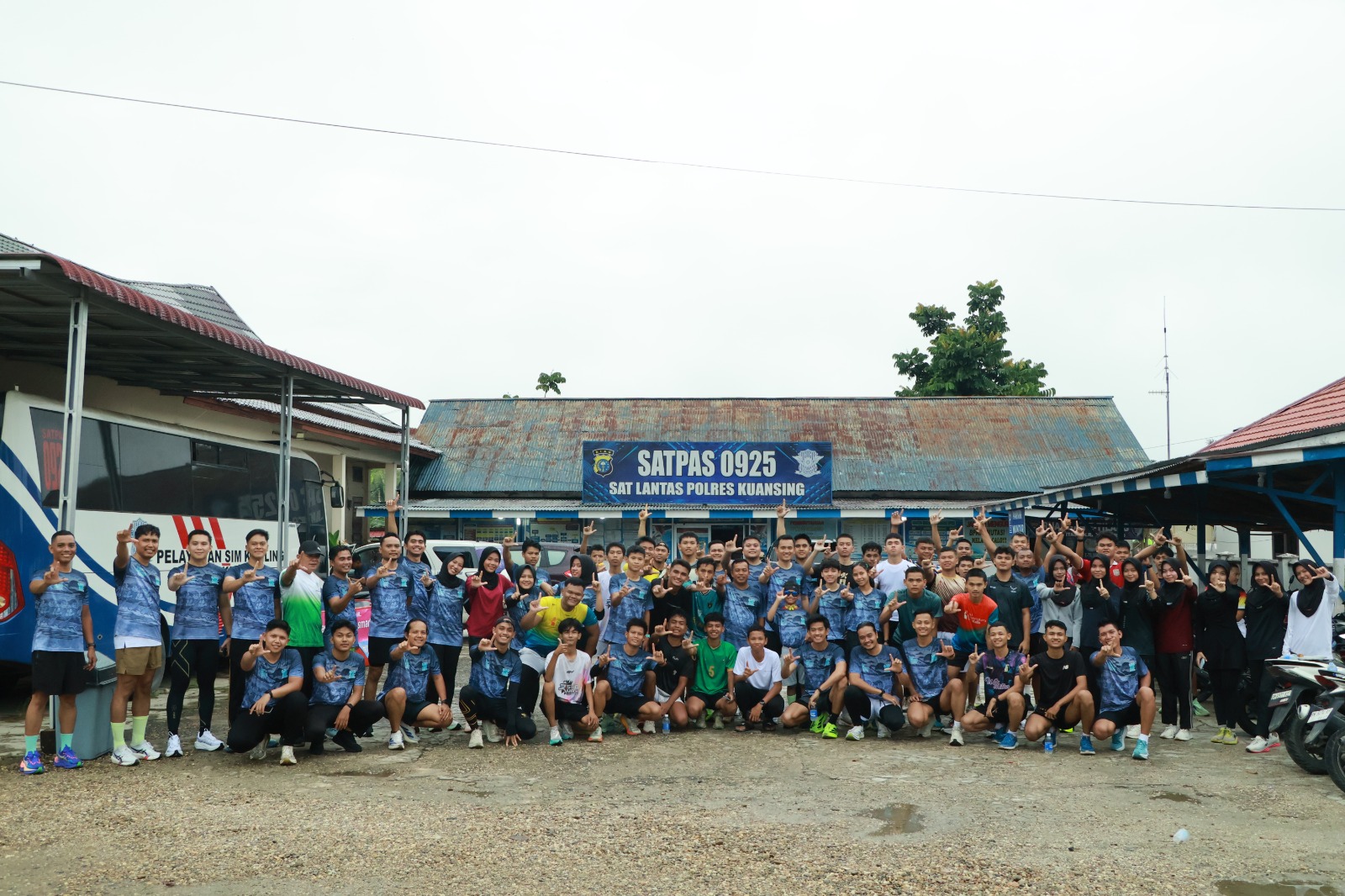 Launching Green Policing Run Polres Kuansing, Kapolres Tekankan Kepedulian Lingkungan
