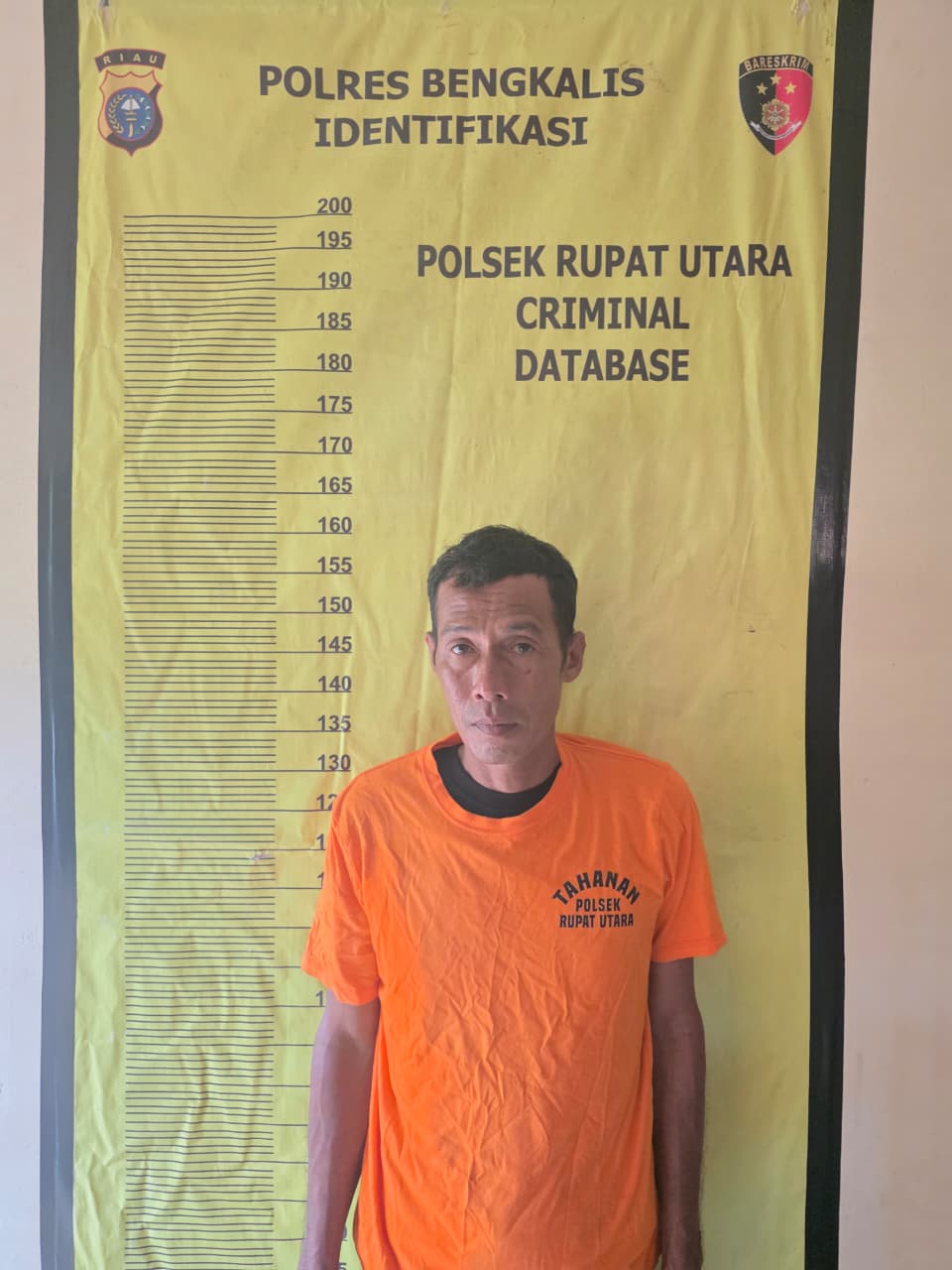 Pelaku karhutla di hutan samak kec rupat utara kab bengkalis di tangkap polisi