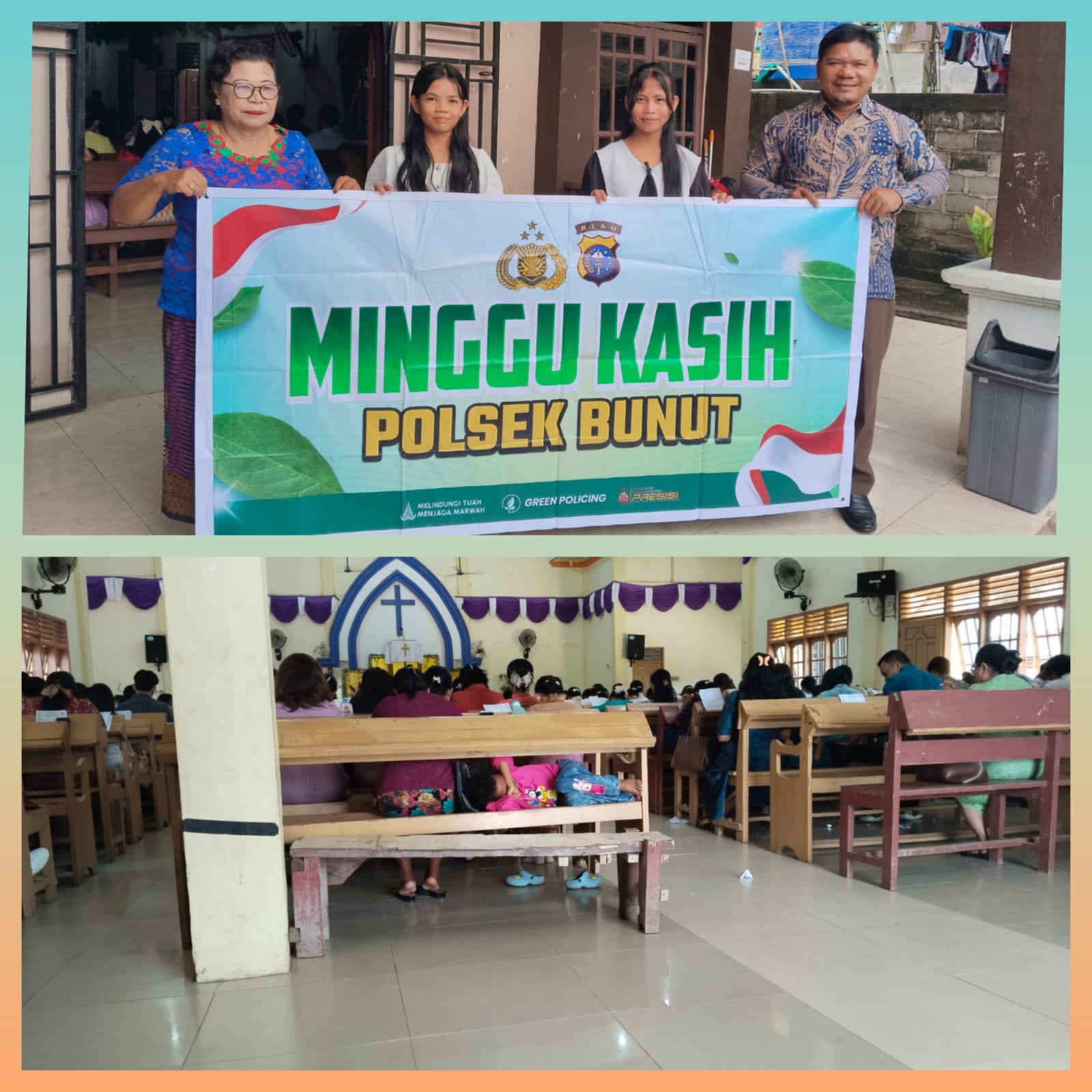 Gelar Minggu Kasih di GPIB Bethesda, Polisi Ajak Jemaat Jaga Toleransi dan Waspada El Nino