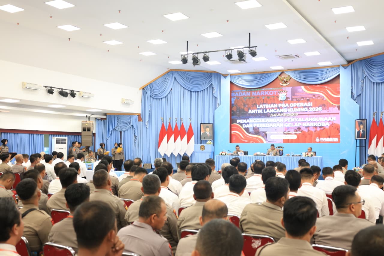 Polda Riau Buka Latihan Pra Operasi Antik Lancang Kuning 2026, Perkuat Strategi Perang Melawan Narkoba dan Kejahatan Modern