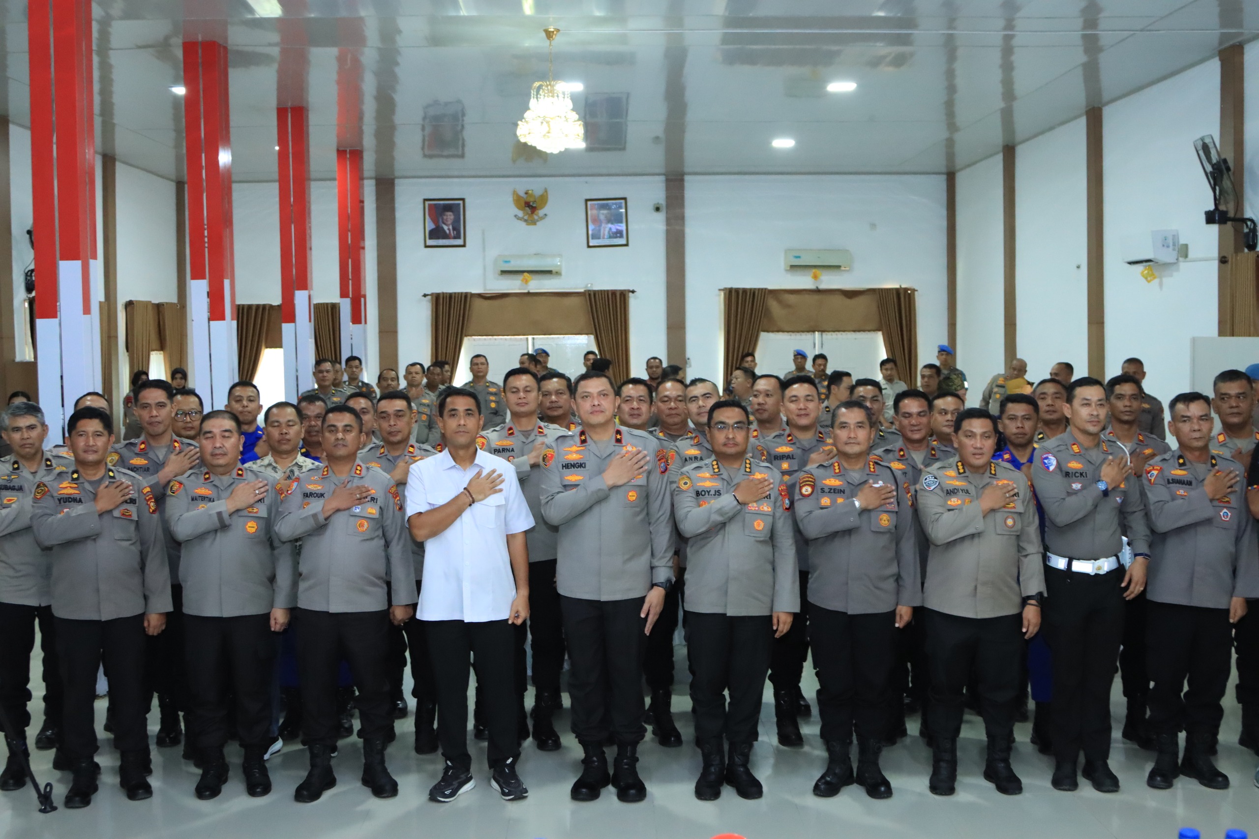 Wakapolda Riau Kunjungi Polres Indragiri Hilir, Tekankan Profesionalisme dan Kesiapan Polri Hadapi Tantangan Era Digital
