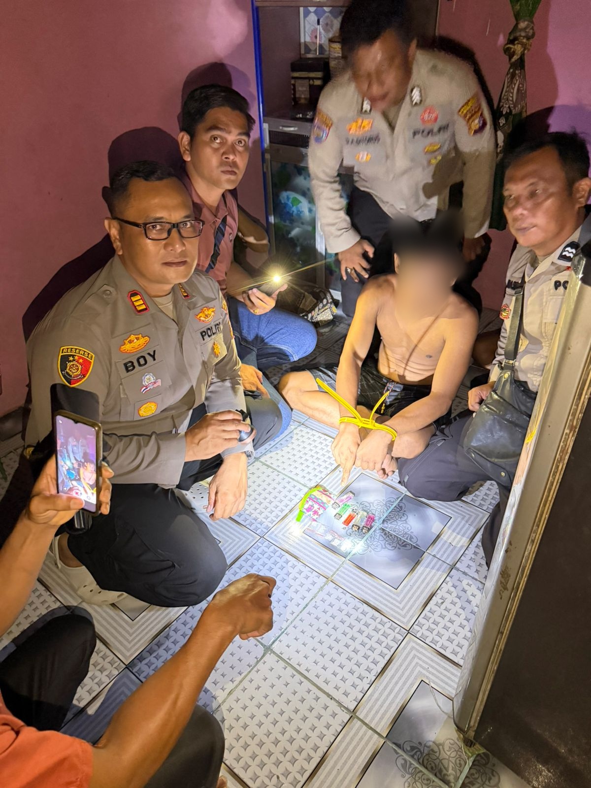 POLSEK PUJUD UNGKAP KASUS NARKOTIKA, AMANKAN 5,35 GRAM DI TANJUNG MEDAN