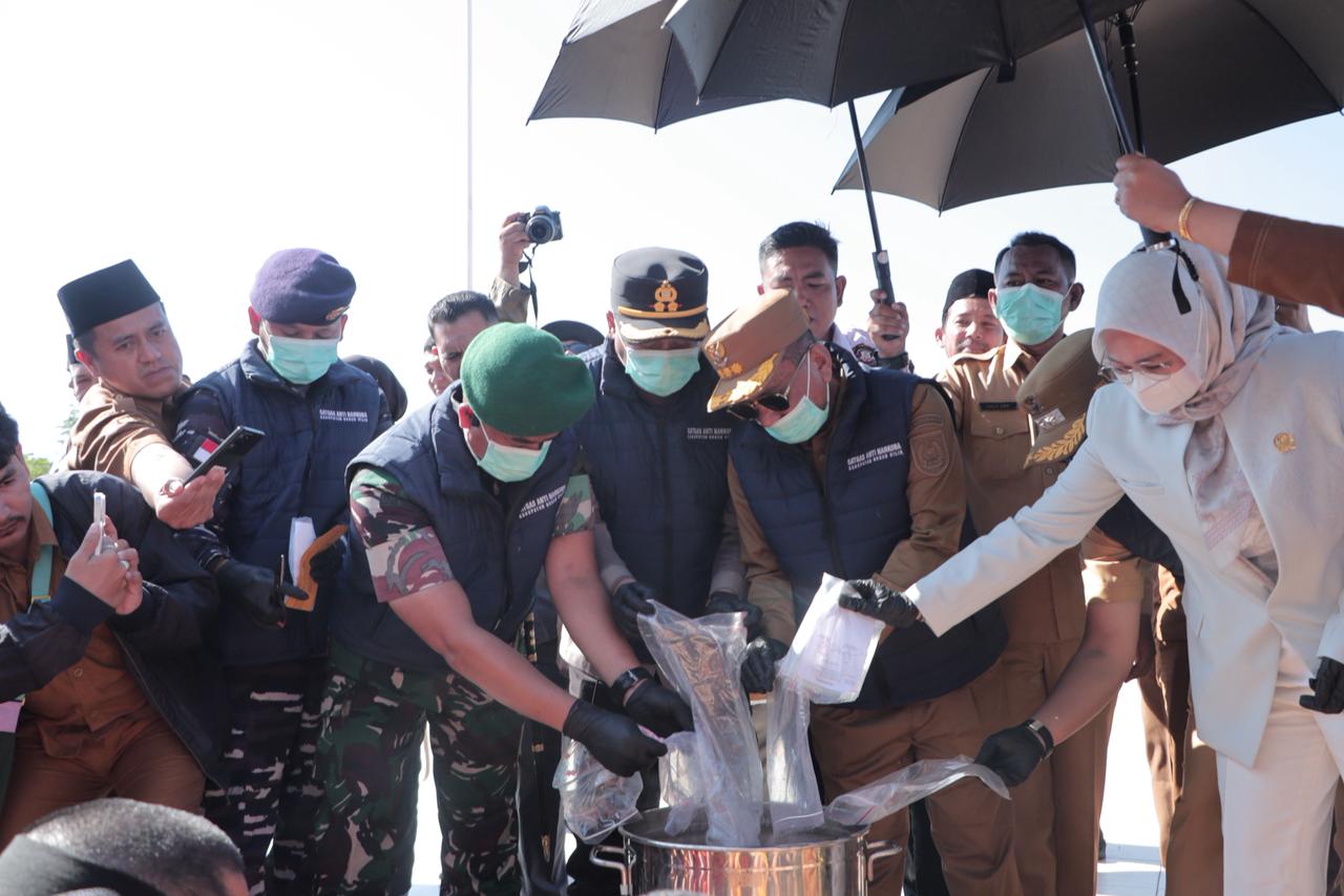 Kapolres Rohil Inisiasi Apel Kesiapan Satgas Anti Narkoba, Perkuat Komitmen Bersama Perangi Narkoba