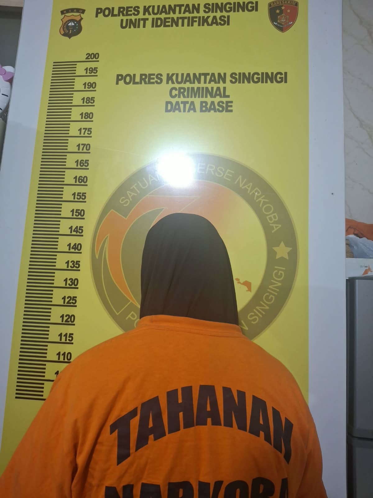 Tim Elang Kuantan Kembali Tangkap Nenek Residivis, 22,72 Gram Sabu Diamankan