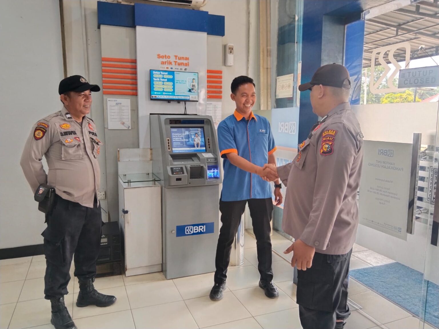 Polsek Pangkalan Lesung Gelar Patroli Dialogis di Sejumlah Lokasi