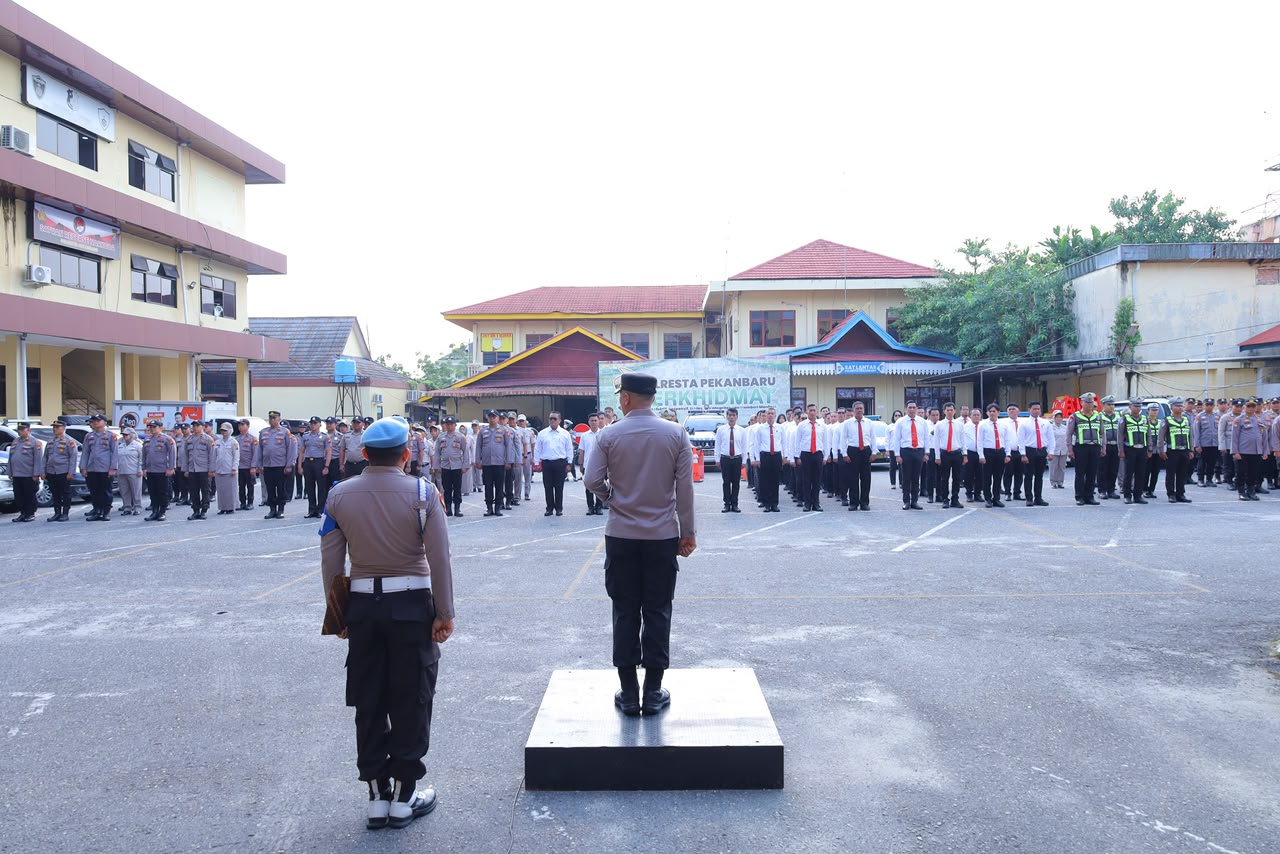 Kapolresta Pekanbaru Tekankan Pencegahan Karhutla dan Respons Cepat Gangguan Kamtibmas