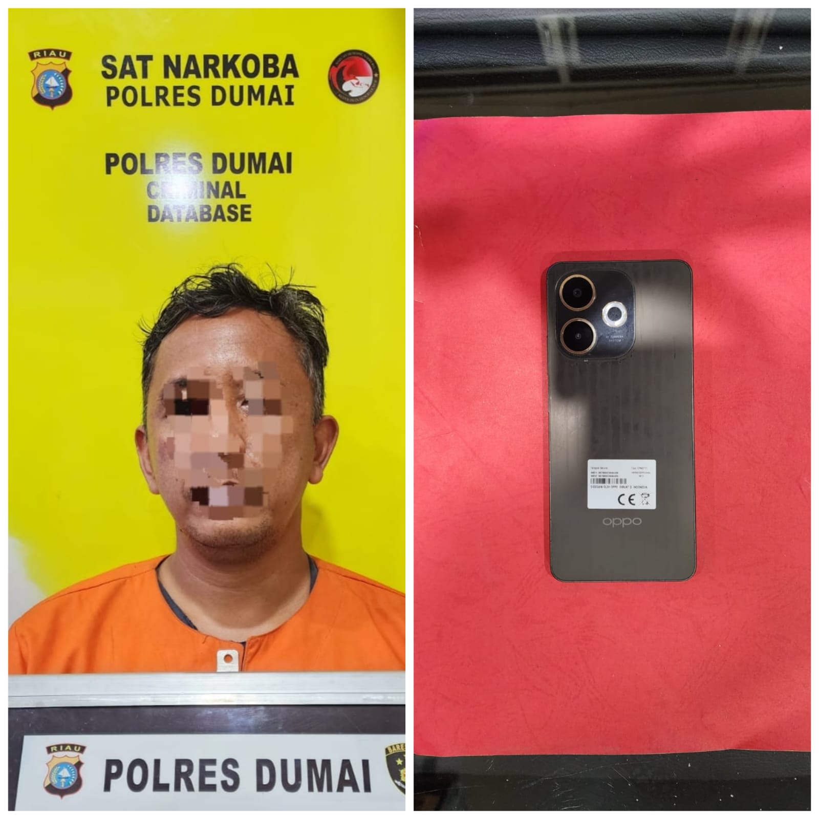Polres Dumai Ungkap DPO Kasus Narkotika, Seorang Pria Diamankan di Bengkalis