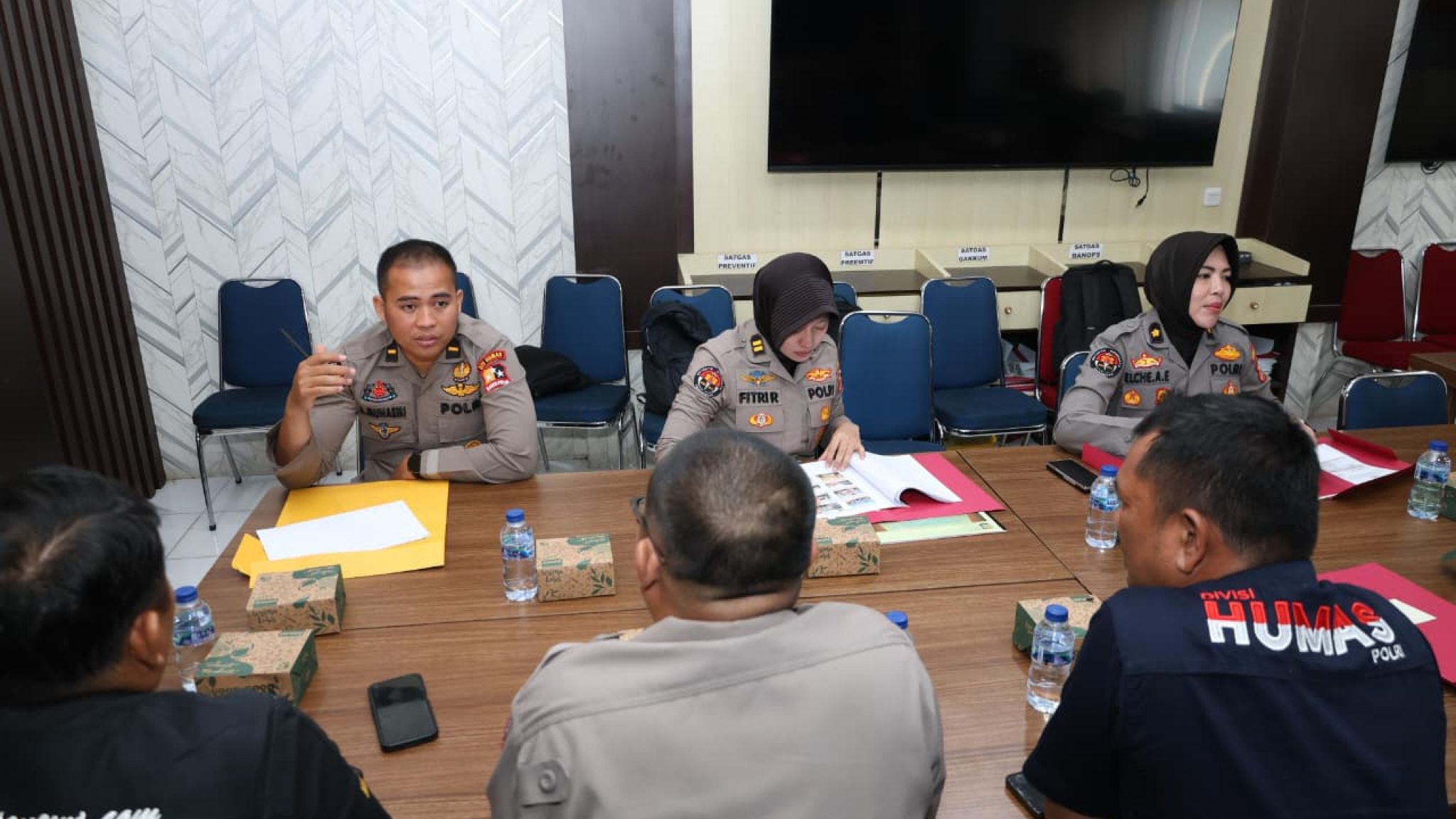 Perkuat Sinergi Kehumasan, Tim Supervisi Div Humas Mabes Polri Kunjungi Polres Siak