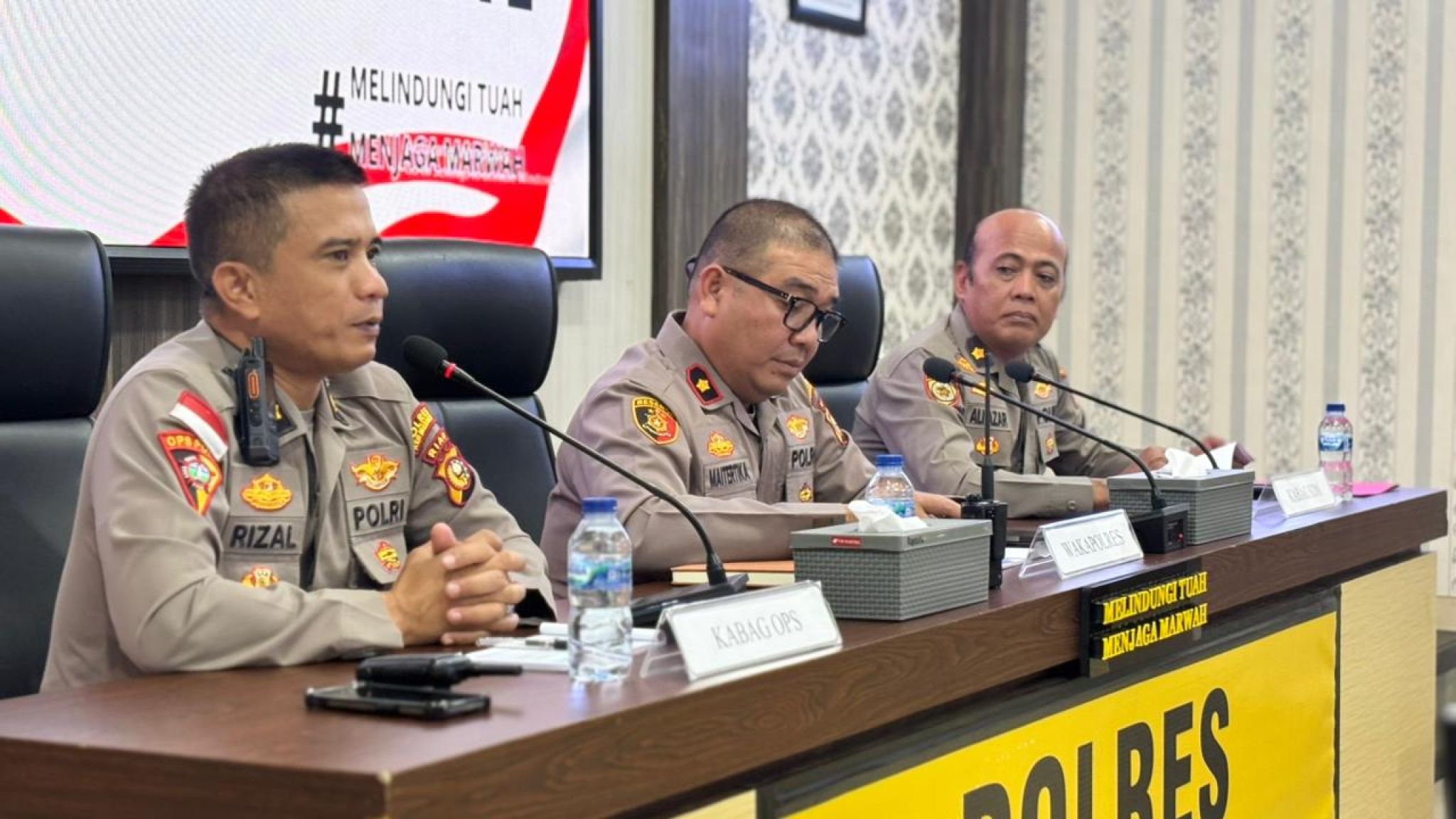 Wakapolres Kepulauan Meranti Pimpin Anev GK Kamtibmas Tekankan Profesionalisme Dan Sinergitas Personel