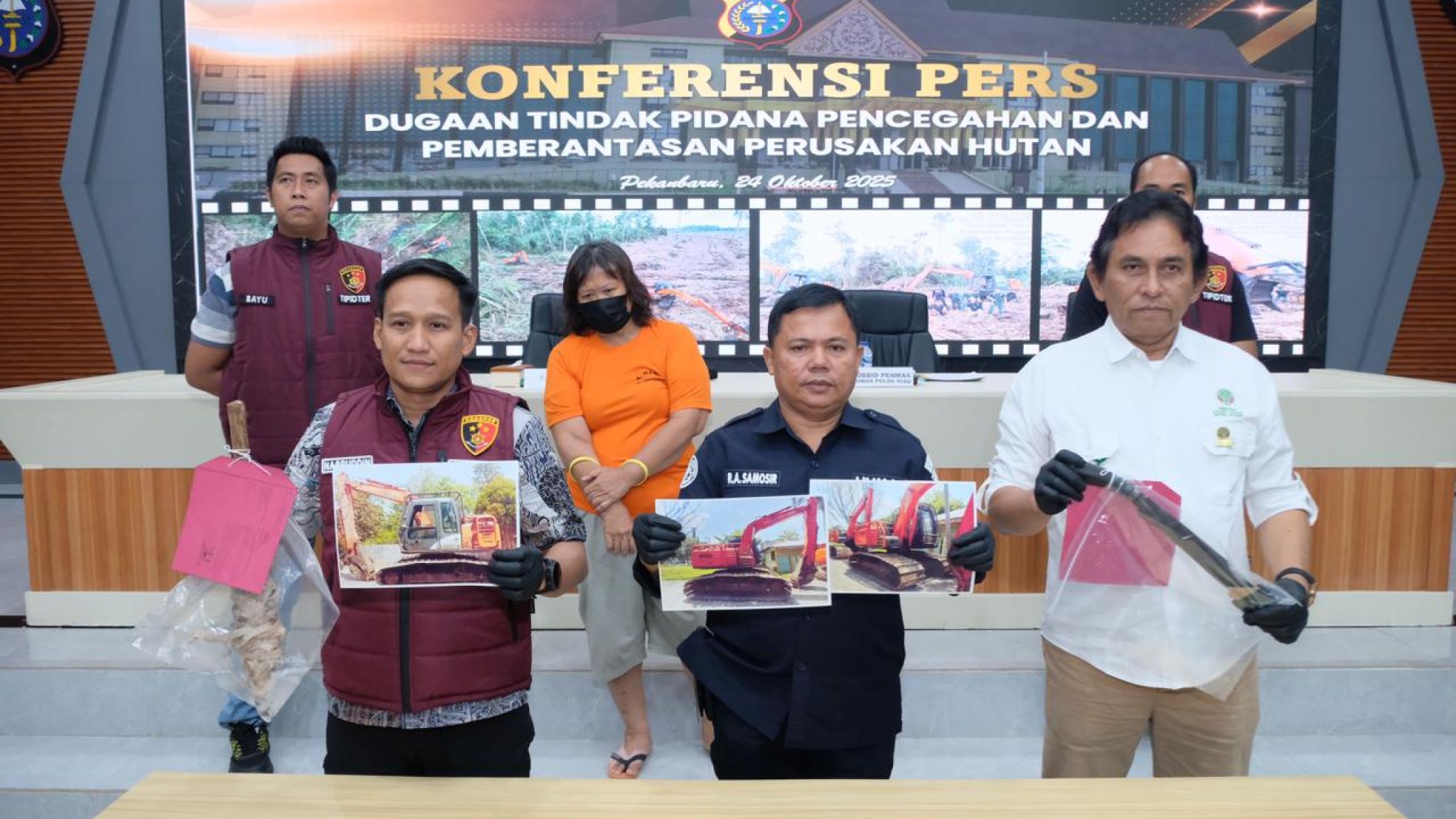 Polda Riau Bongkar Perambahan di Kawasan Suaka Margasatwa: Dua Pelaku Ditetapkan sebagai Tersangka