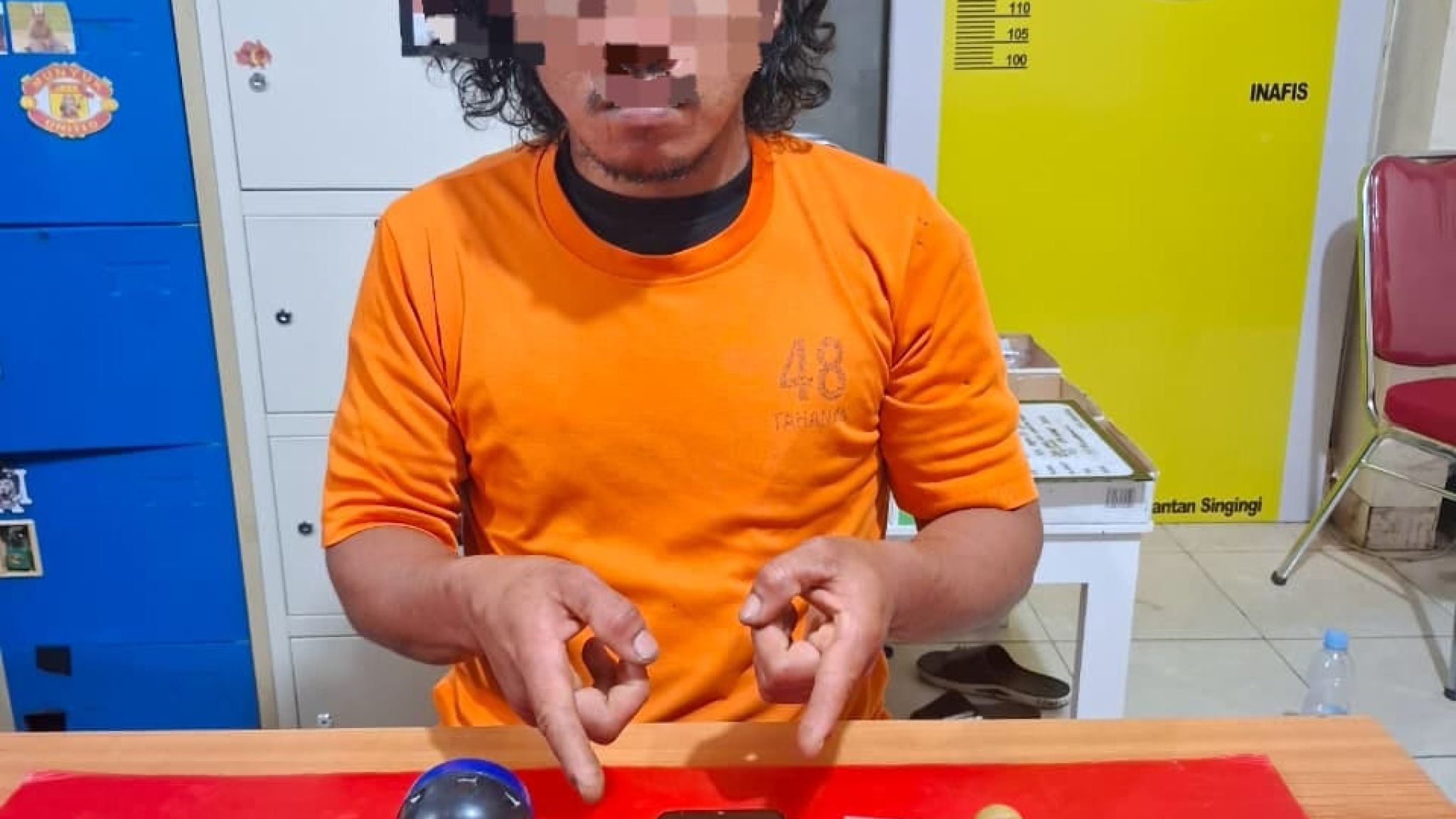 Tim Mata Elang Satres Narkoba Polres Kuansing Amankan Pengguna Narkotika Jenis Sabu di Desa Jake