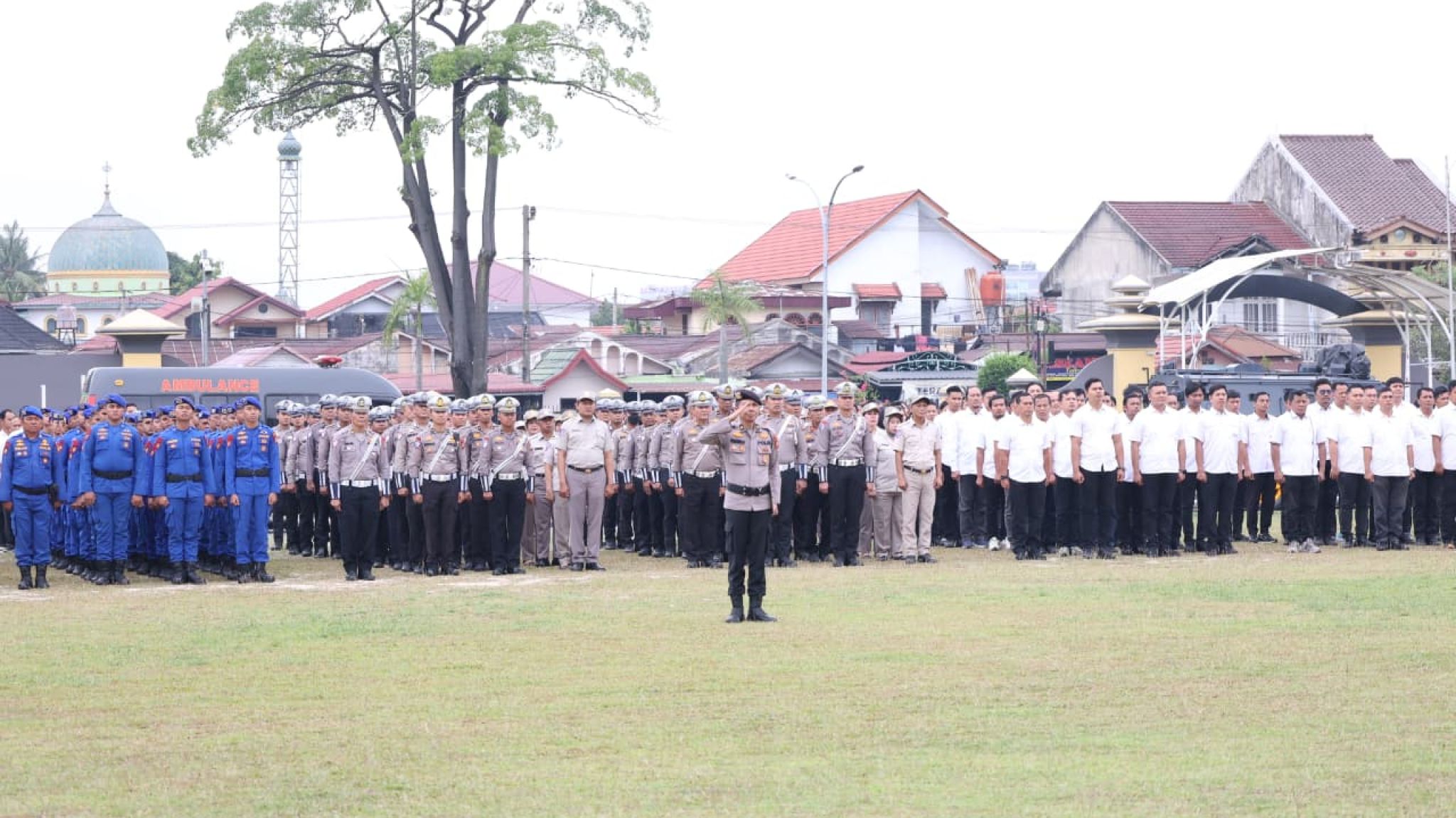 Wujudkan Disiplin dan Soliditas: Apel Jam Pimpinan Polda Riau