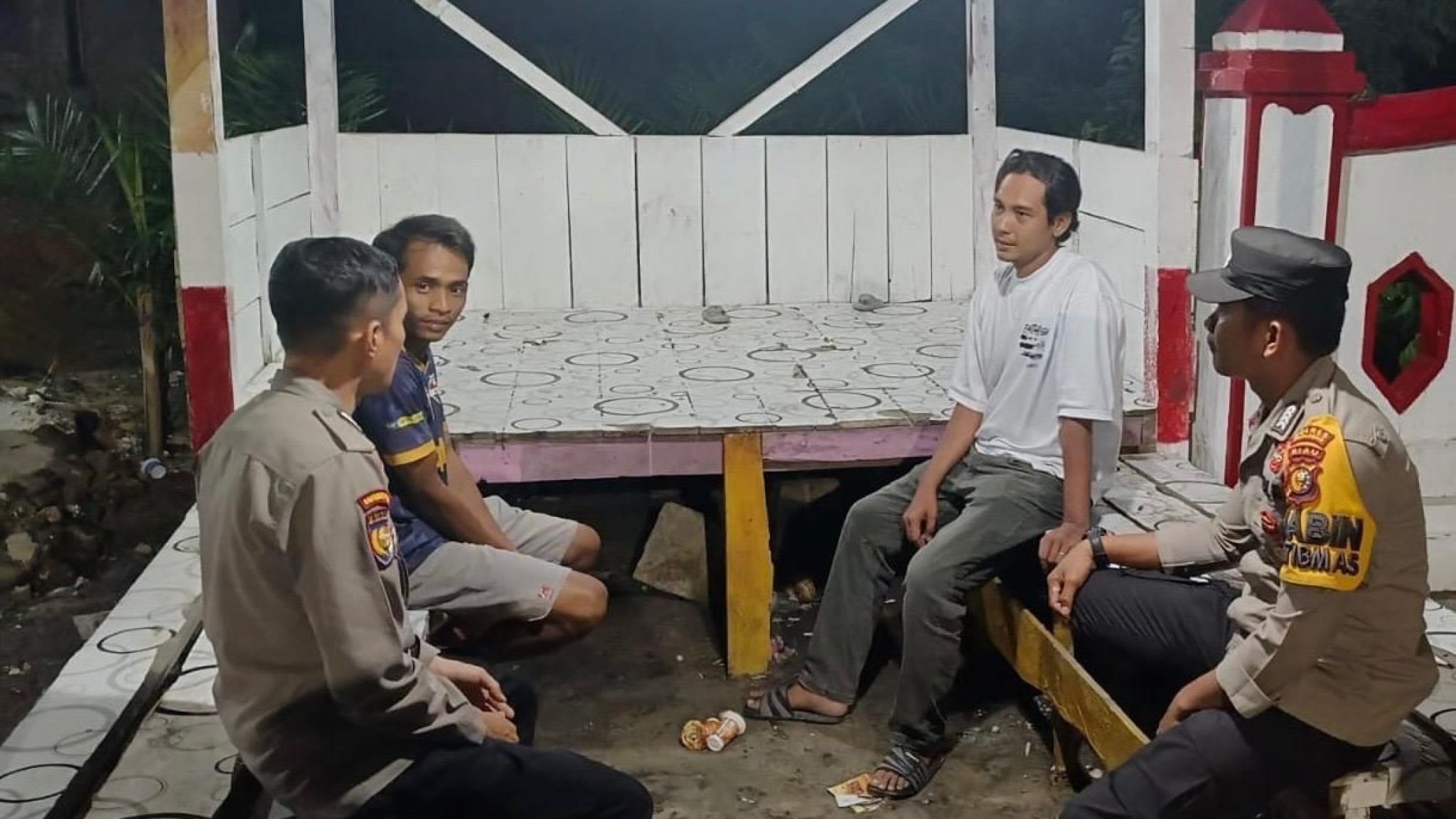 Polubsektor Pelalawan Menyampaikan dan Mewujudkan Situasi Kamtibmas Aman Juga Kondusif