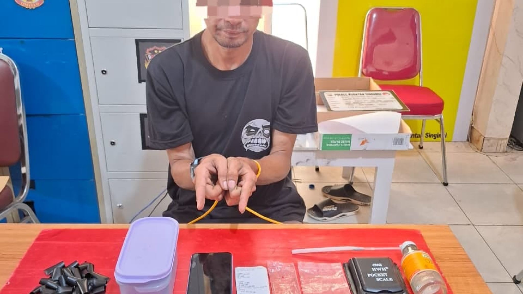 Tim Mata Elang Satresnarkoba Polres Kuansing Gulung Pengedar Sabu 13,44 Gram di Koto Taluk