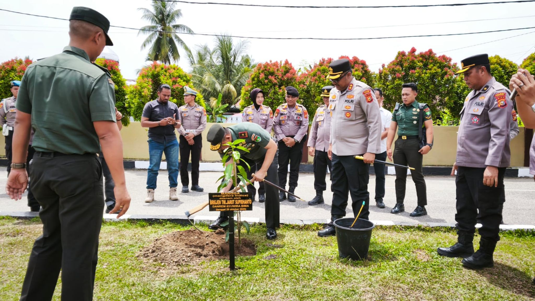 Danrem 031/WB Kunjungi Polres Kampar, Sinergitas TNI-Polri Semakin Solid Jaga Kamtibmas