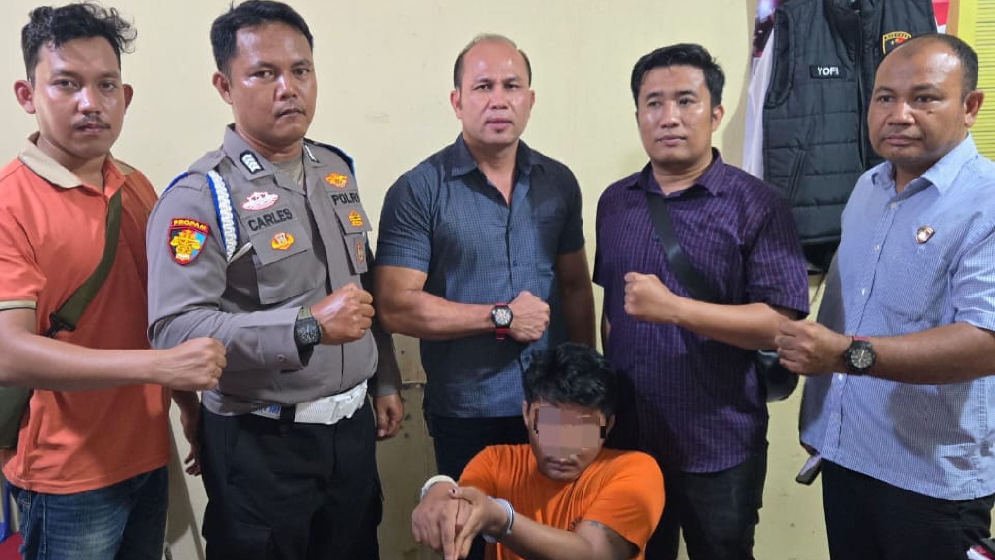 Team Reskrim Polsek Ujung Batu Ringkus Pengedar Sabu, Amankan 7,5 Gram Barang Bukti