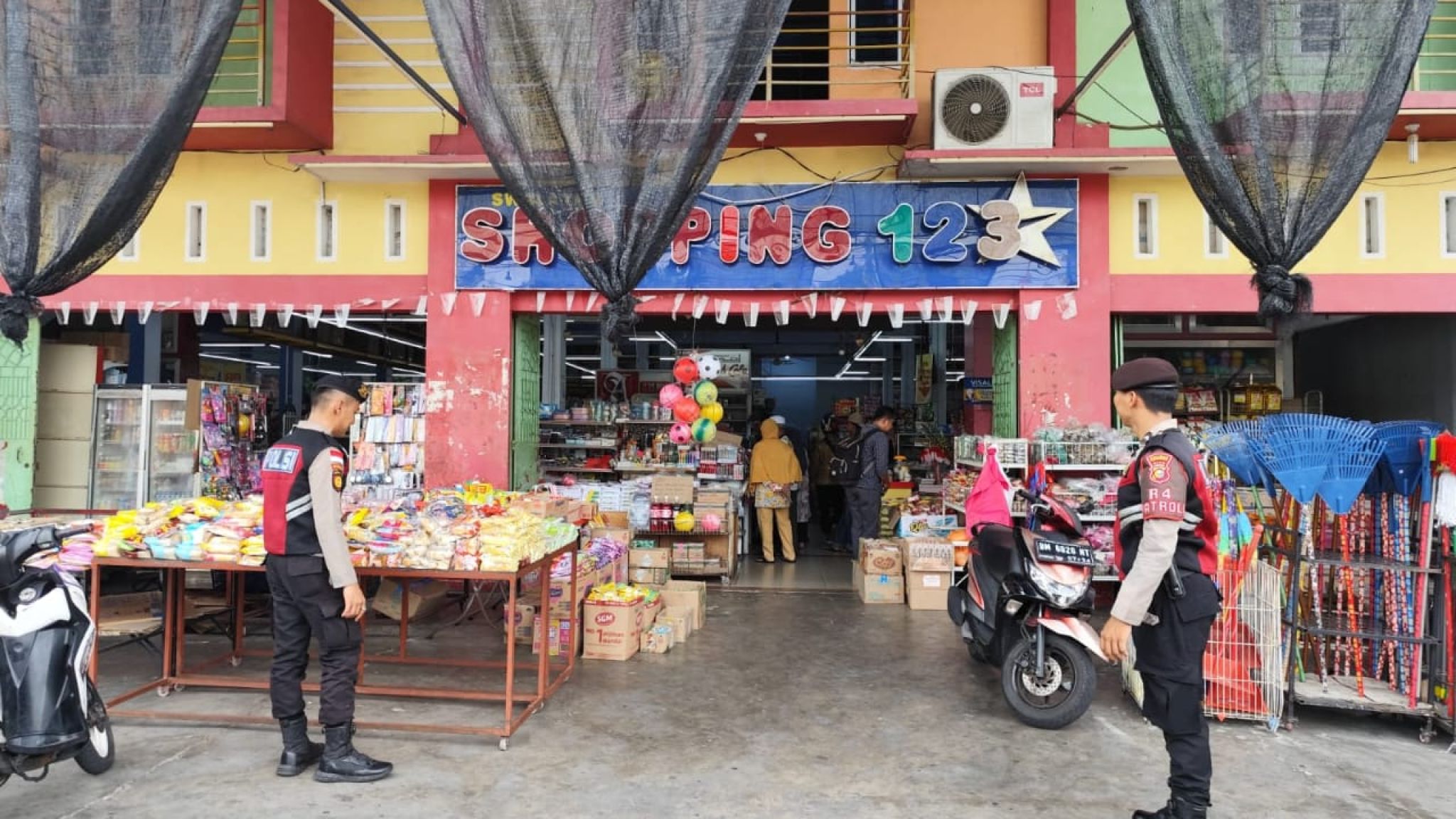 Sat Samapta Polres Kepulauan Meranti Gelar Patroli R4 di Kota Selatpanjang, Wujudkan Situasi Aman dan Kondusif