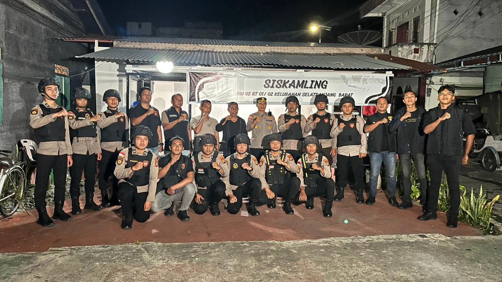 Tim RAGA Polres Meranti Sisir Kota Selatpanjang, Pastikan Malam Aman dari Geng Motor