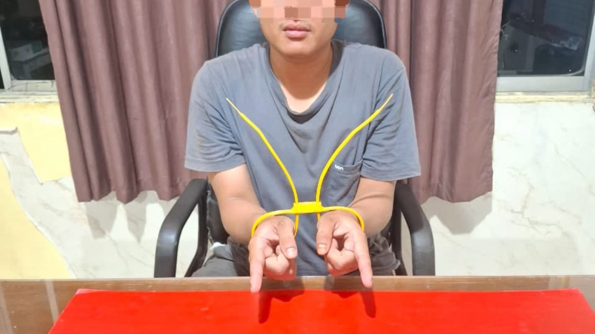 Tim Mata Elang Polres Kuansing Tangkap Kurir Sabu di Perkebunan Sawit Desa Muara Bahan