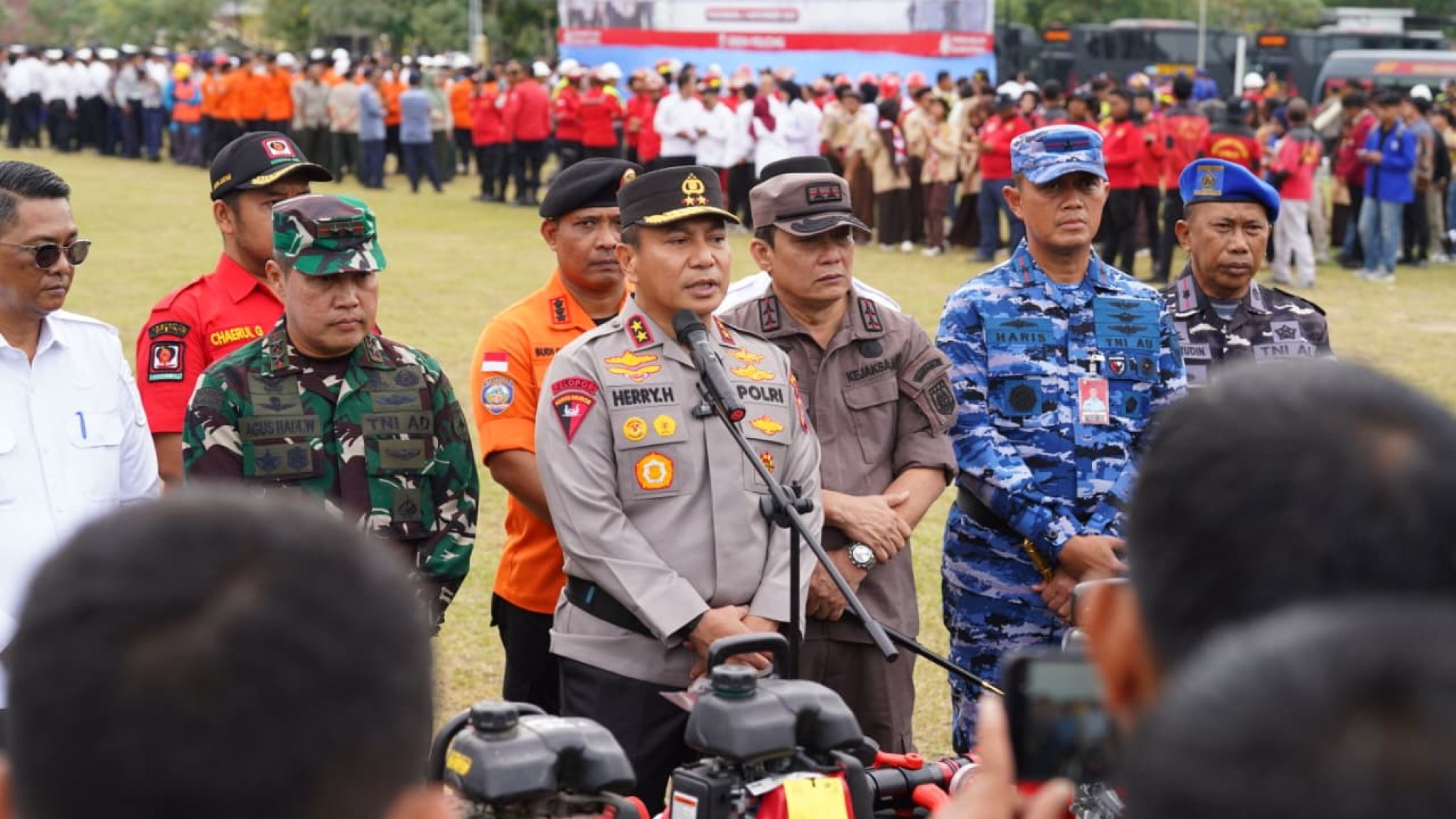 Apel Kesiapsiagaan Tanggap Darurat Bencana, Polda Riau Tegaskan Komitmen Negara Hadir untuk Rakyat
