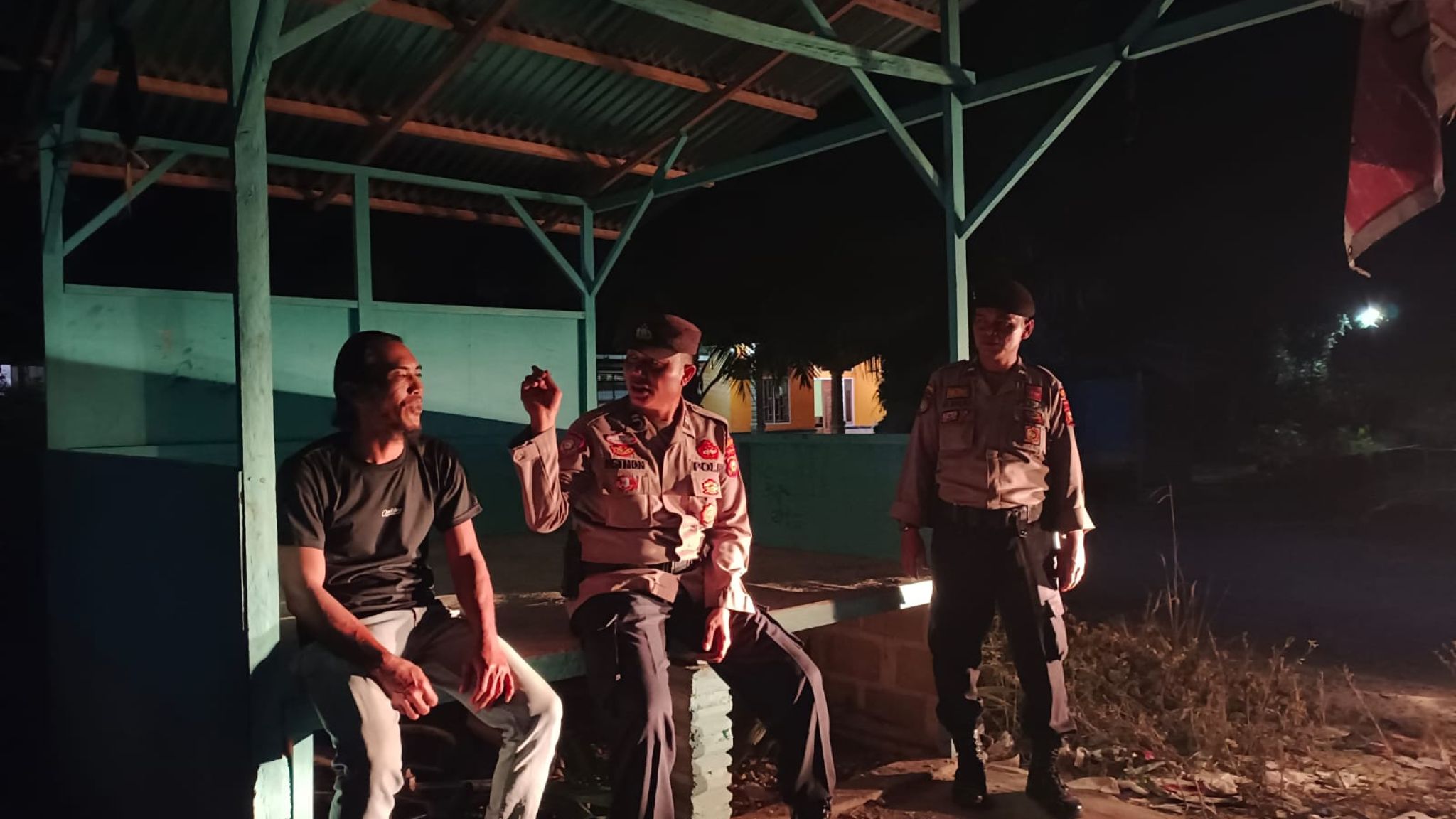 Polsek Tanah Putih Gencarkan Patroli Malam, Ajak Warga Hidupkan Kembali Satkamling dan PAM Swakarsa