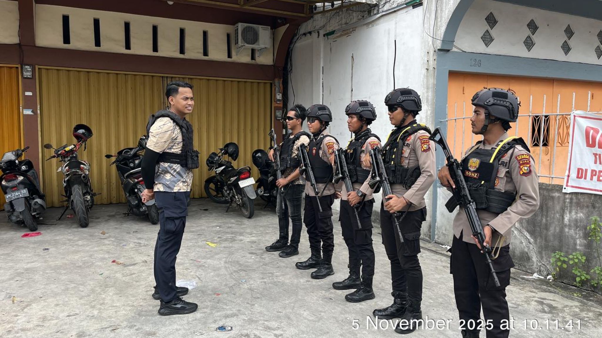TIM RAGA POLRES KEPULAUAN MERANTI GIAT BERAKSI CEGAH PREMANISME DAN GENG MOTOR DEMI CIPTAKAN SITUASI KONDUSIF