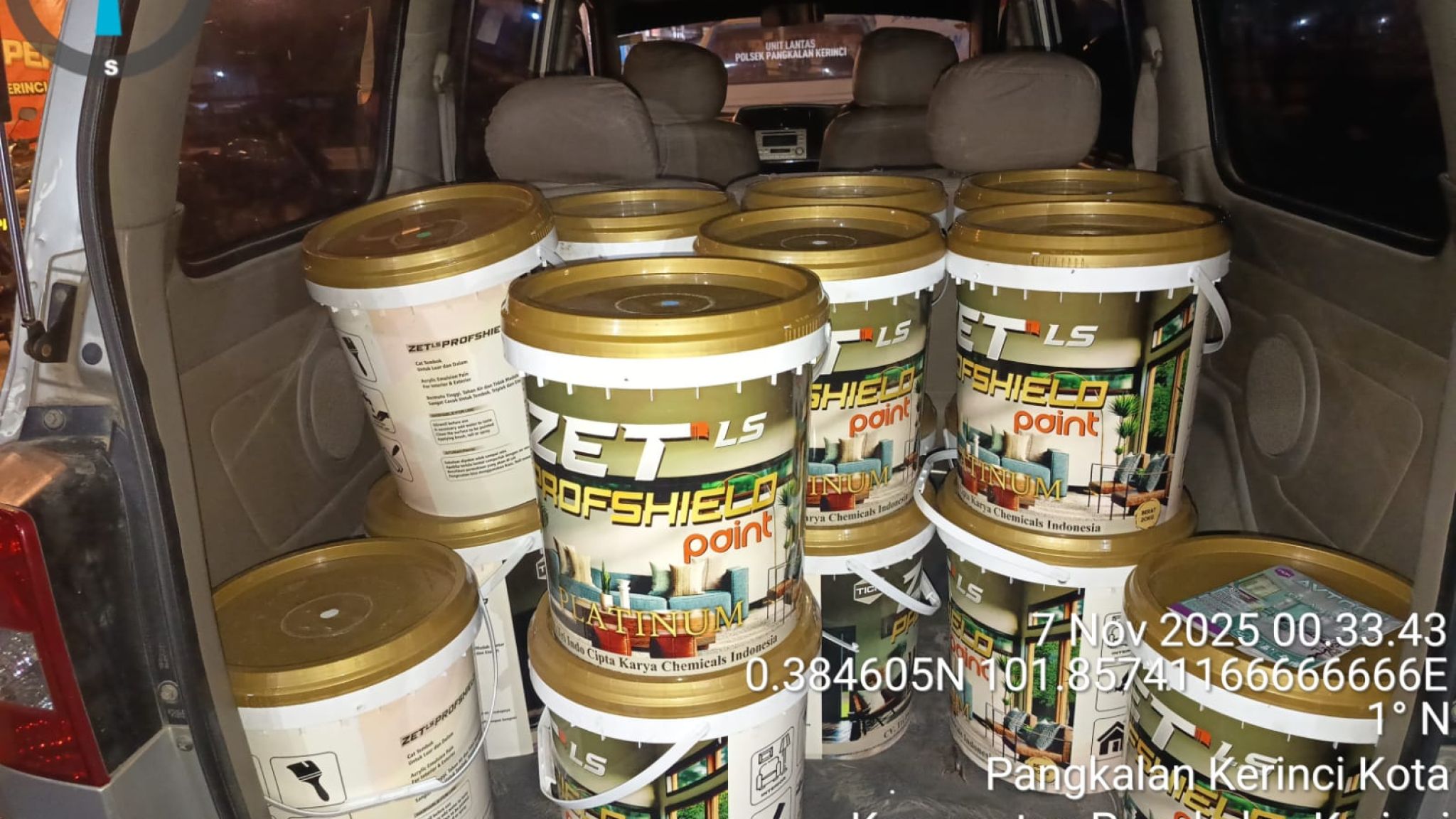 Cat Dicampur Air Dijual Murah, Polsek Pangkalan Kerinci Bongkar Dugaan Penipuan Konsumen