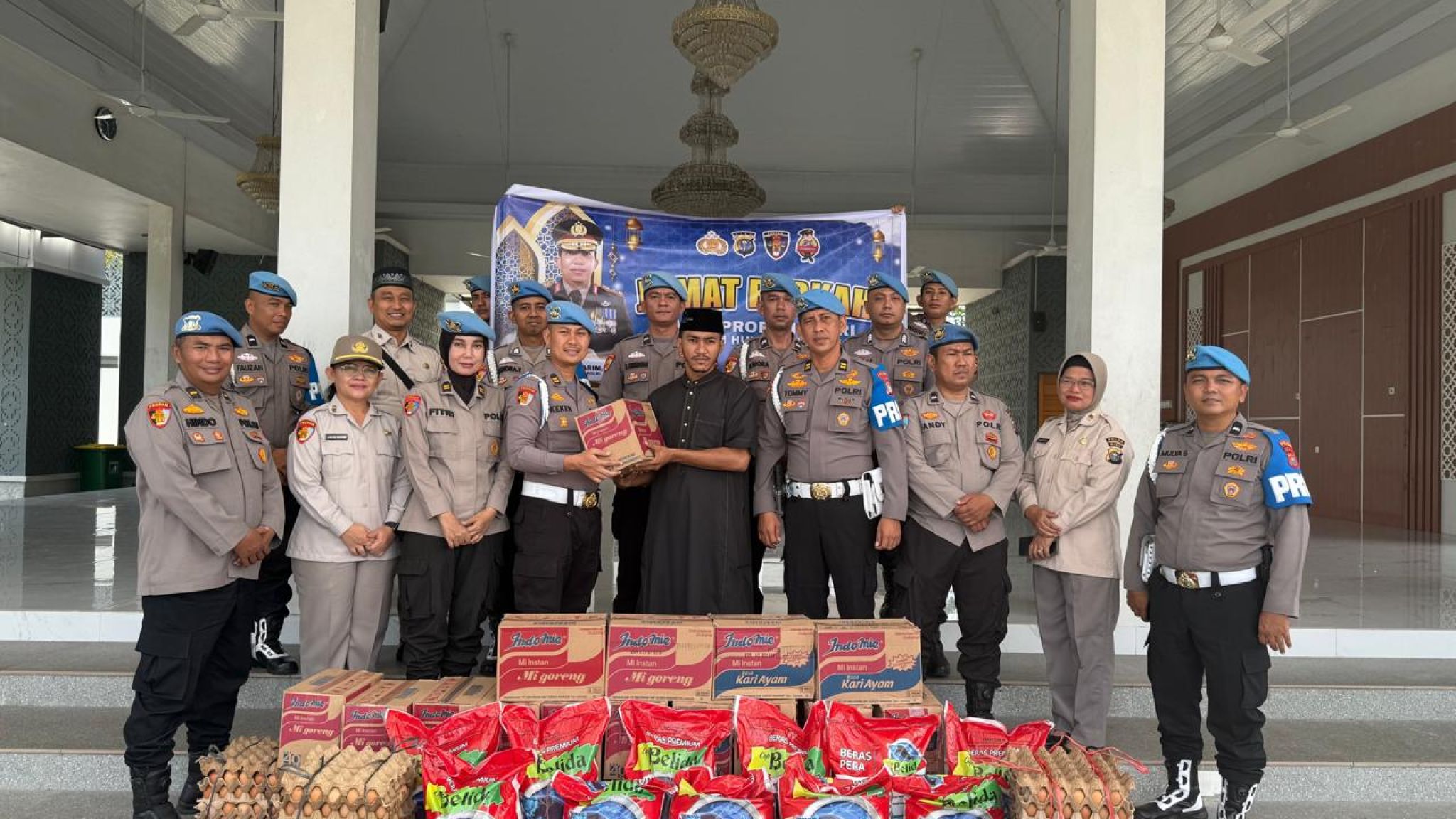 Bidpropam Polda Riau Gelar Bantuan Sosial Disalurkan ke Pondok Pesantren dan Panti Asuhan