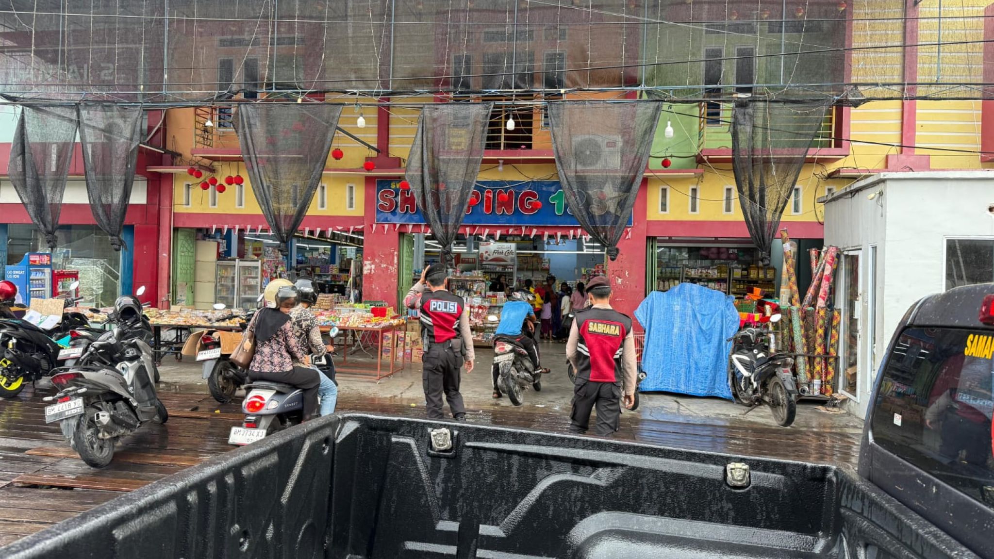 Sat Samapta Polres Kepulauan Meranti Gelar Patroli R4 di Pusat Keramaian Antisipasi Gangguan Kamtibmas