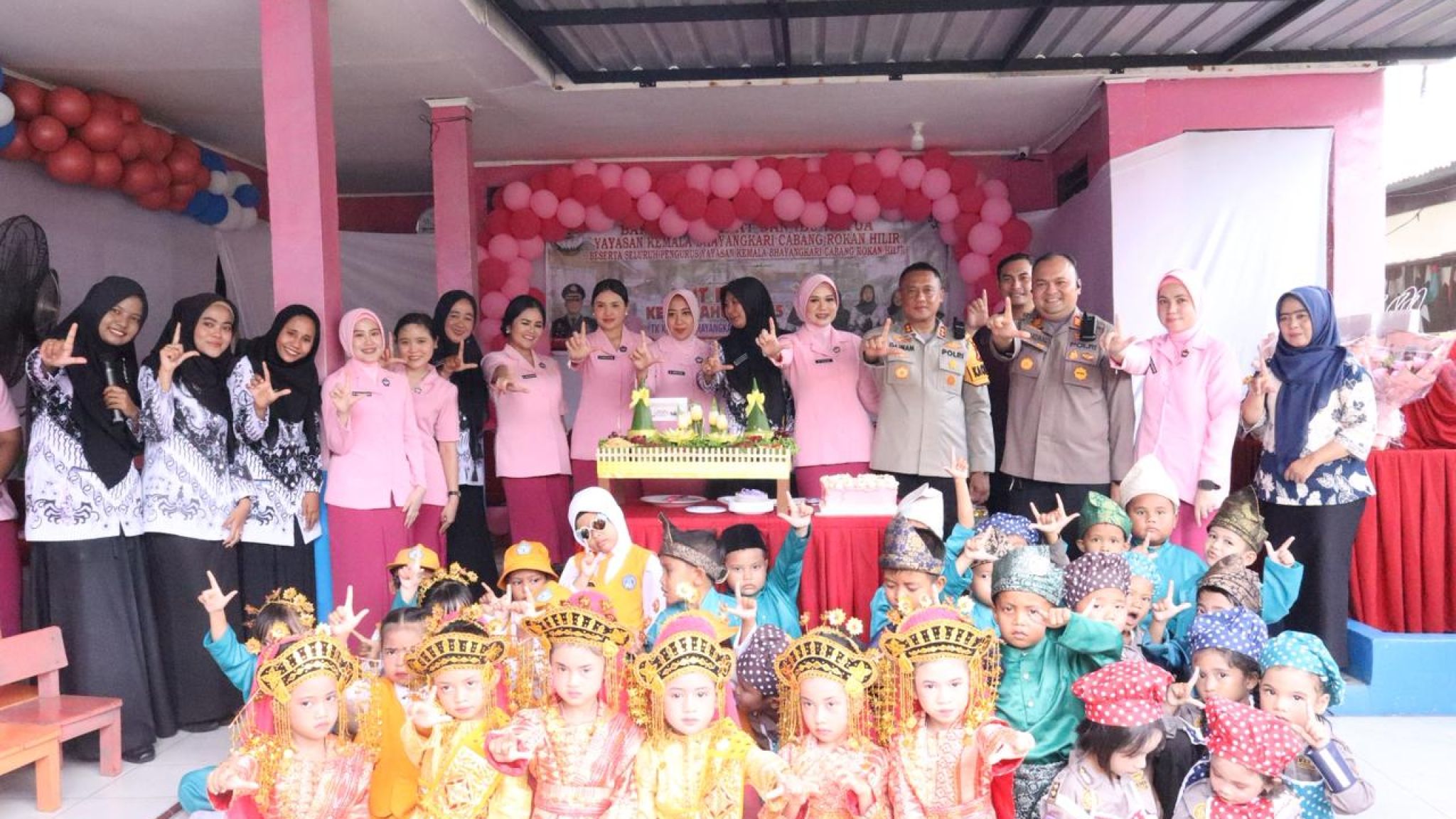 Yayasan Kemala Bhayangkari Cabang Rokan Hilir Peringati HUT PGRI Ke-80 Tahun 2025 Di TK Kemala Bhayakari
