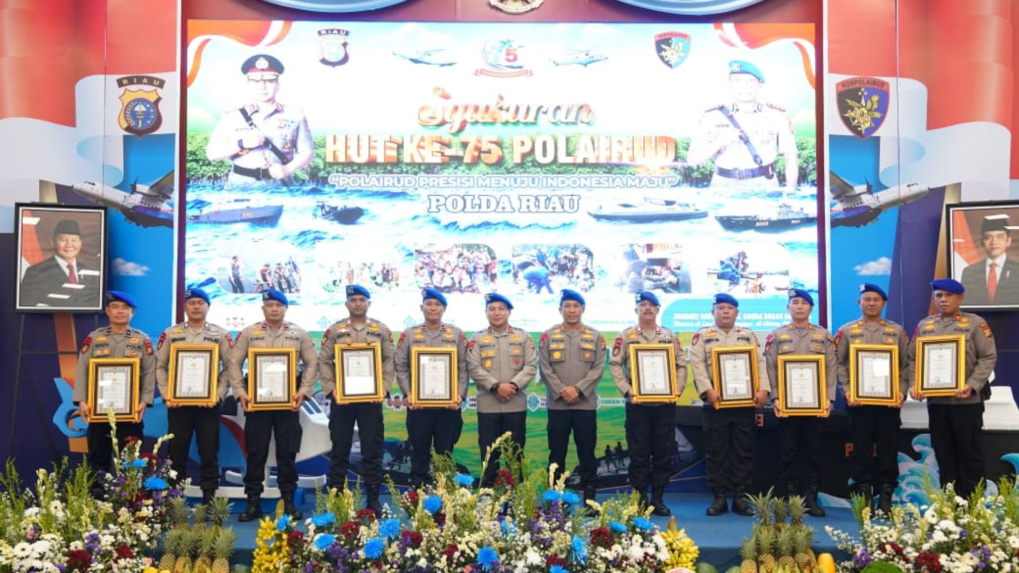 Syukuran HUT ke-75 Polairud Polda Riau Berlangsung Khidmat, Kapolda Tekankan Penguatan Empati dan Pelayanan