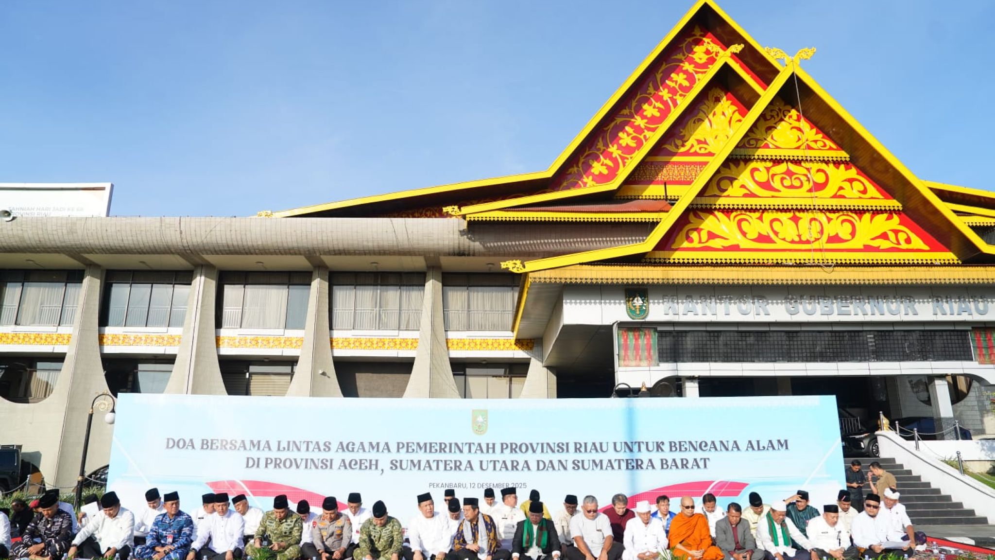 Polda Riau Hadiri Doa Bersama Lintas Agama untuk Korban Bencana di Aceh, Sumut, dan Sumbar