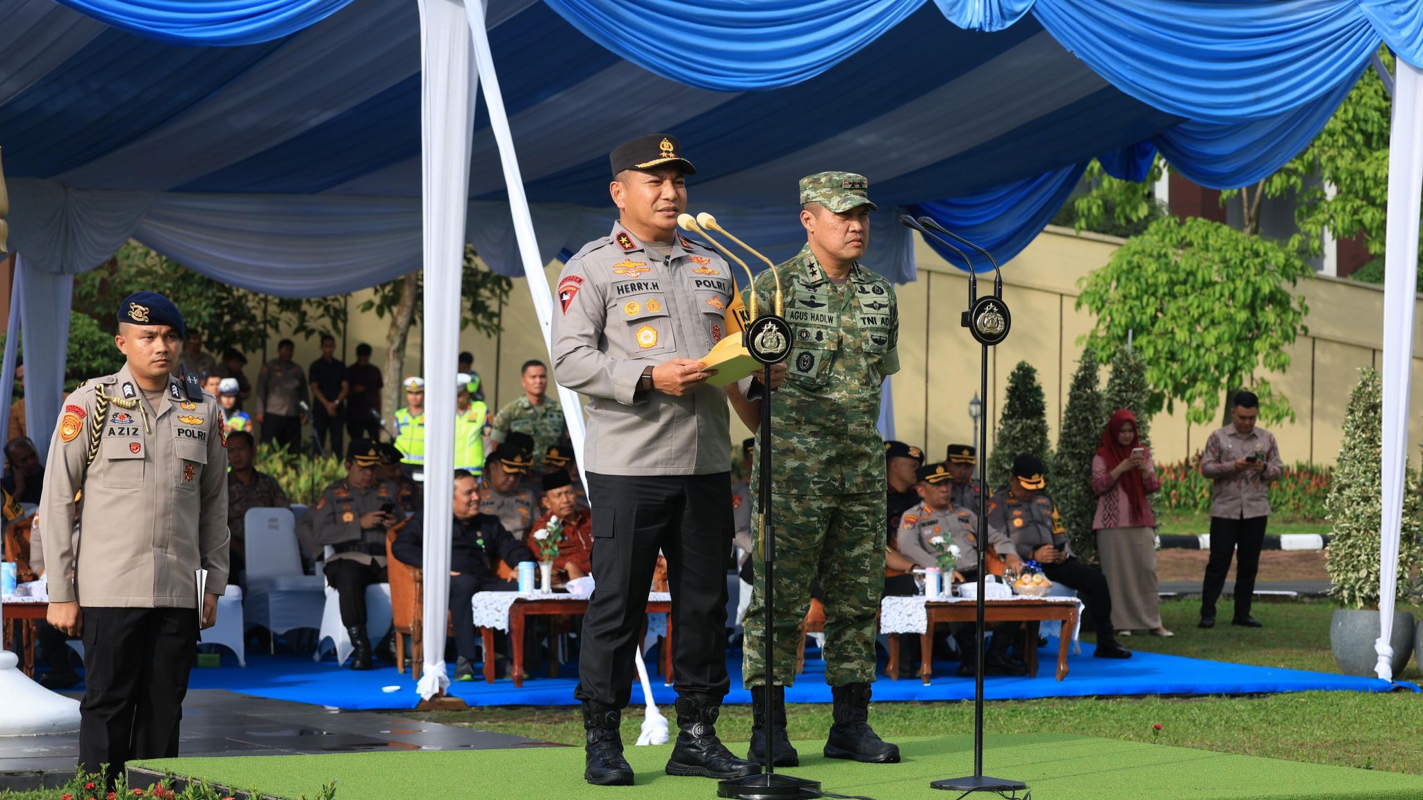 Polda Riau Gelar 31 Pos Pengamanan dan 16 Pos Pelayanan Amankan Nataru