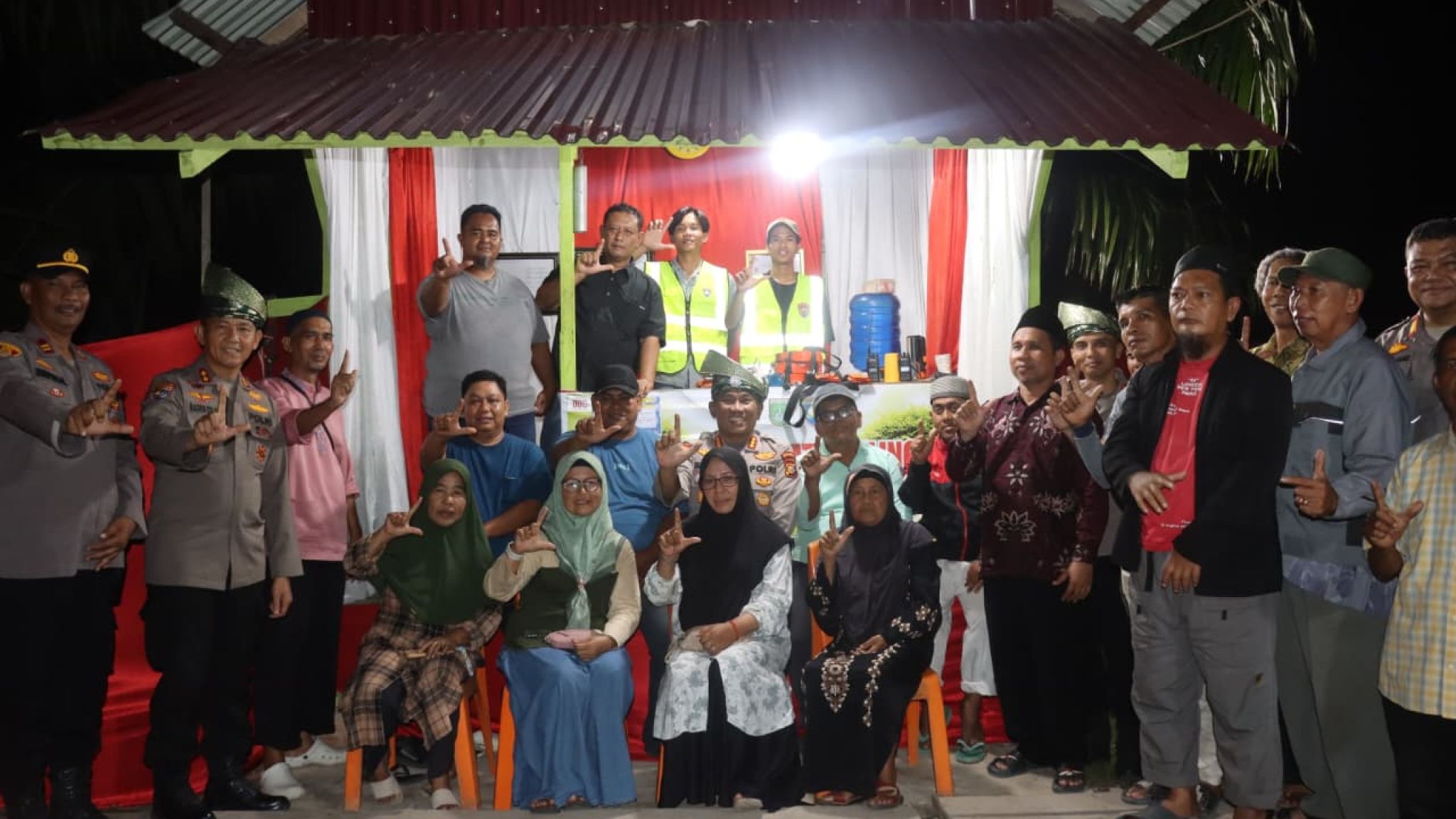 Dir Binmas Polda Riau Kunjungi Satkamling Dumai, Tegas kerjasama Masyarakat Harus Diperkuat