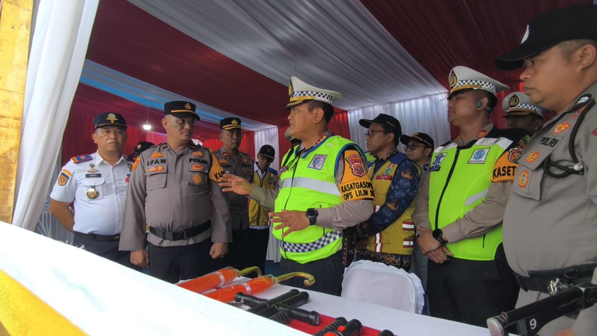 Pastikan Jalur Mudik Aman, Dirlantas Polda Riau Tinjau Pos Ops Lilin LK-2025 di Rohil dan Dumai